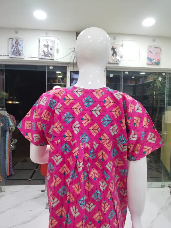 Rani_Pink_Pure_Cotton_Nighty_For_Women