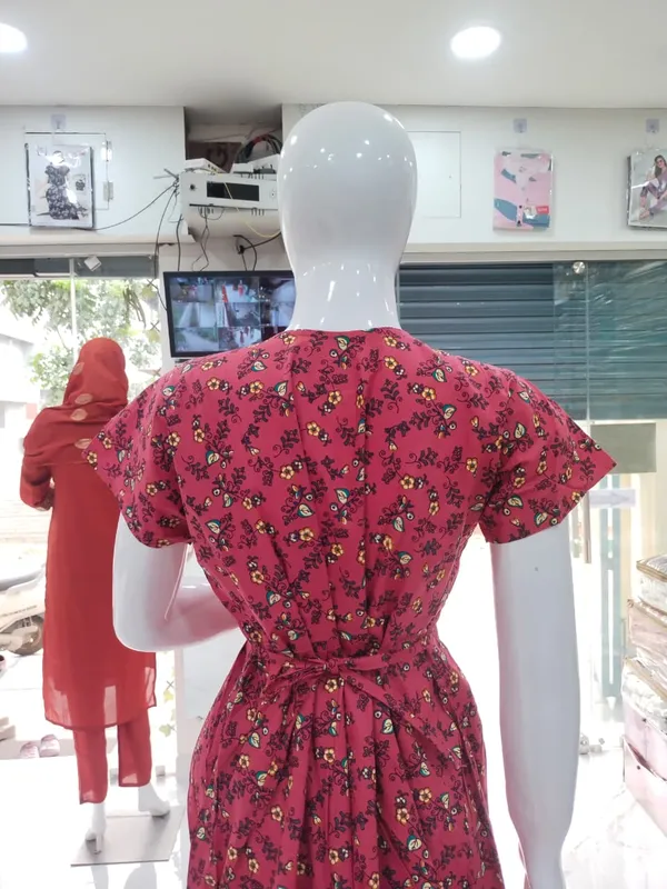 Gajari_Pure_Cotton_Nighty_For_Women