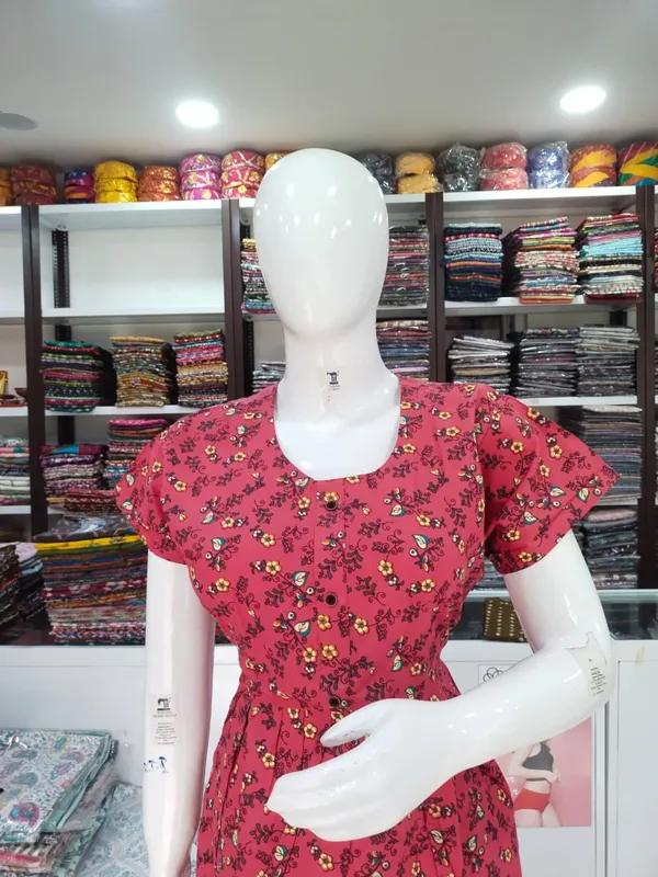 Gajari_Pure_Cotton_Nighty_For_Women