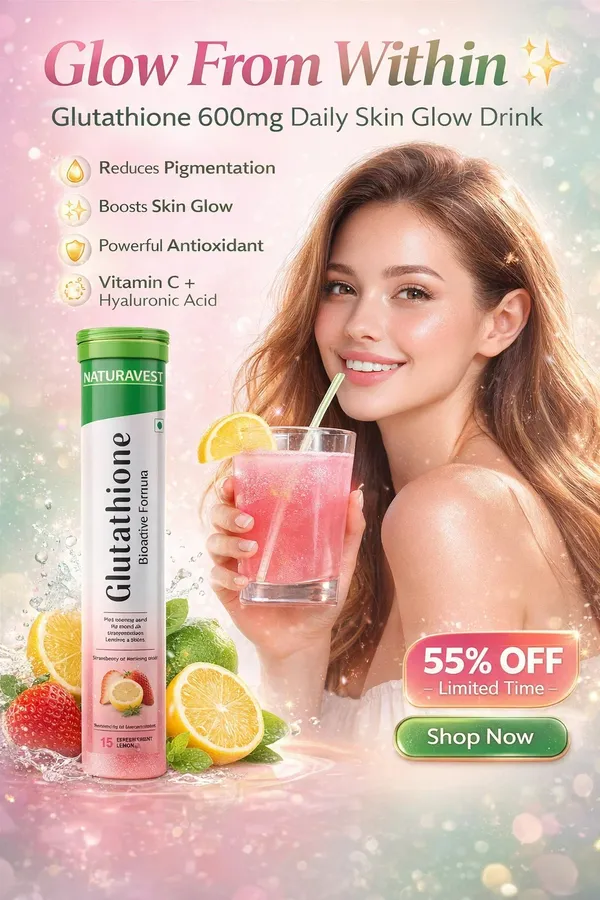 NATURAVEST Glutathione 600 Mg For Skin Whitening For Pigmentations And  Glowing Skin Powerhouse Of Antioxidants With Bioactive Formula Price in  India - Buy NATURAVEST Glutathione 600 Mg For Skin Whitening For  Pigmentations