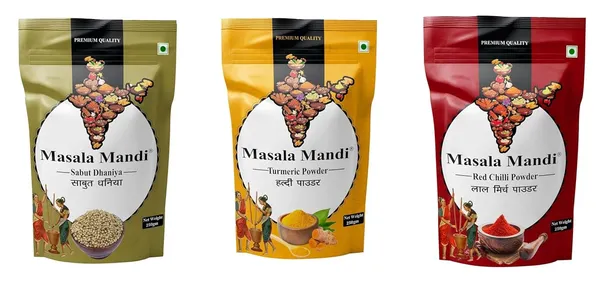 Combo_Pack_Of_Haldi_Red_Chilli_Sabut_Dhaniya_250_Gram_Each_250_Gram
