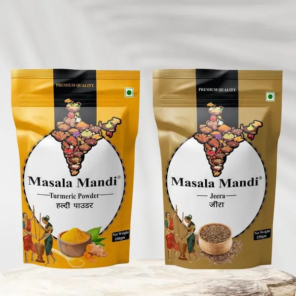 Haldi_Powder_Jeera_Combo_Pack_Premium_Turmeric_Powder_Whole_Cumin_Seeds_Fresh_Pure_Spices_250_Gram
