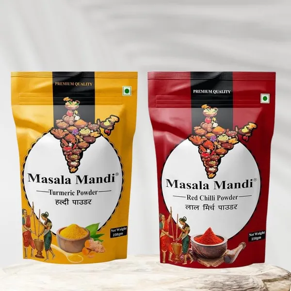 Turmeric_Powder_Red_Chilli_Powder_Combo_Stone_Grounded_Authentic_Indian_Spices_Each_100_Gram