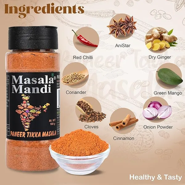 Paneer_Tikka_Masala,_No_Artificial_Additives_And_No_Pesticides_100_Gm
