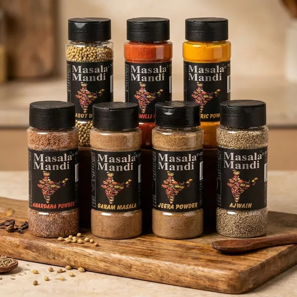 Combo_Pack_Of_Everyday_Needs_Turmeric_Powder_Red_Chilli_S_Sabut_Dhaniya_Ajwain_Jeera_S_Garam_Masala_Anardana_Powder_Pack_Of_7_Spices_100_Gram