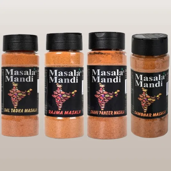 Dal_Tadka,_Rajma,_Shahi_Paneer_And_Sambar_Spice_Bottle_Combo_Of_4