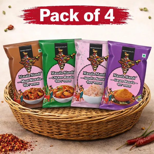 Chicken_Masala_,_Meat_Masala_,_Garam_Masala_And_Sendha_Spice_Combo_Pack_Of_4