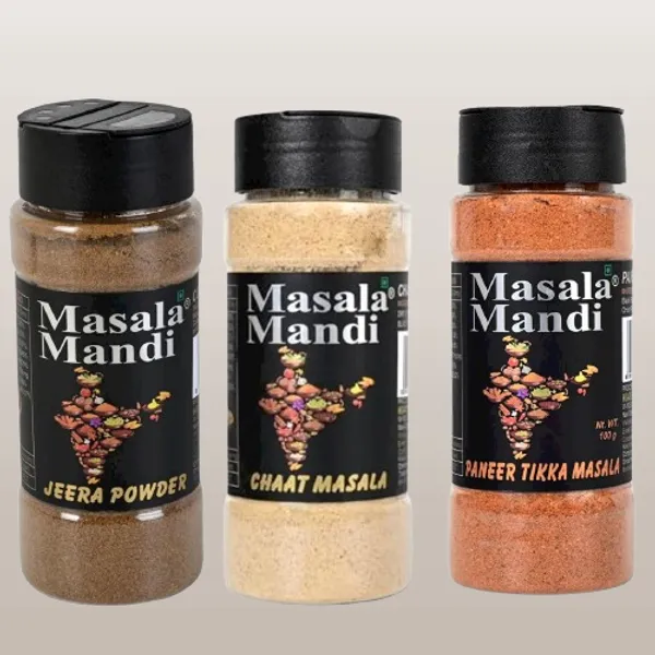 Paneer_Tikka,_Chaat_Masala_And_Jeera_Powder_Spice_Bottle_Combo_Of_3