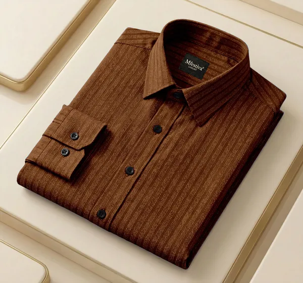 Black_And_Brown_Cotton_Blend_Full_Sleeve_Shirt_For_Men_(Pack_Of_2)