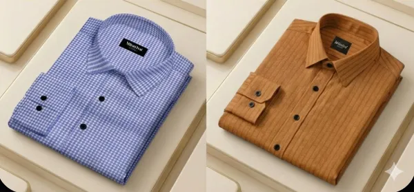 Blue_And_Brown_Cotton_Blend_Full_Sleeve_Shirt_For_Men_(Pack_Of_2)