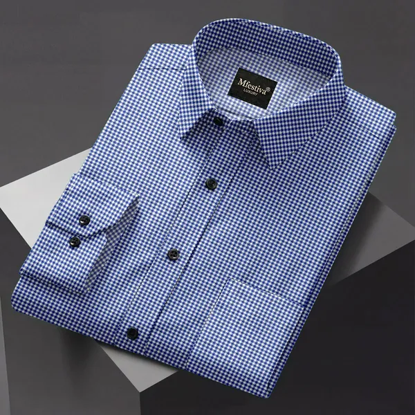 Blue_And_Green_Cotton_Blend_Full_Sleeve_Shirt_For_Men_(Pack_Of_2)
