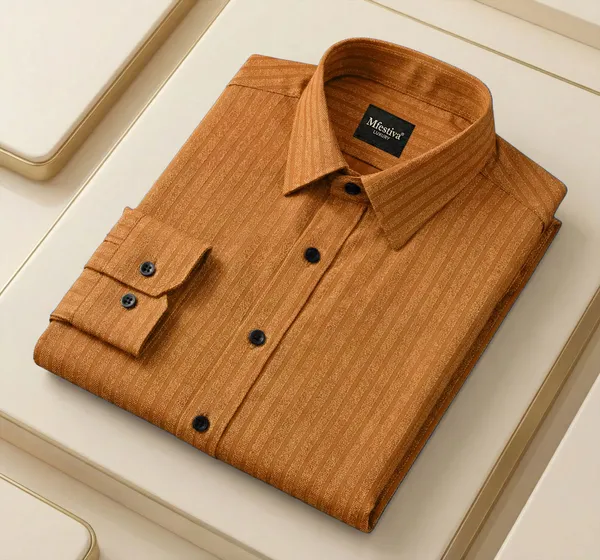Brown_Cotton_Blend_Full_Sleeve_Shirt_For_Men
