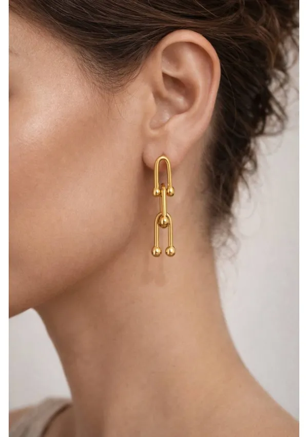 Gold-Toned_Chain_Link_Drop_Earrings_With_Ball_Accents_β_1_Pair