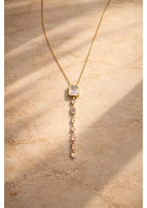 Elegant_Multi-Stone_Vertical_Drop_Pendant_Necklace
