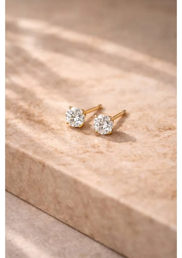 Classic_Round_Solitaire_Stud_Earrings_β_1_Pair