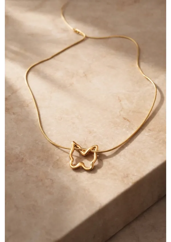 Gold-Toned_Butterfly_Pendant_Necklace