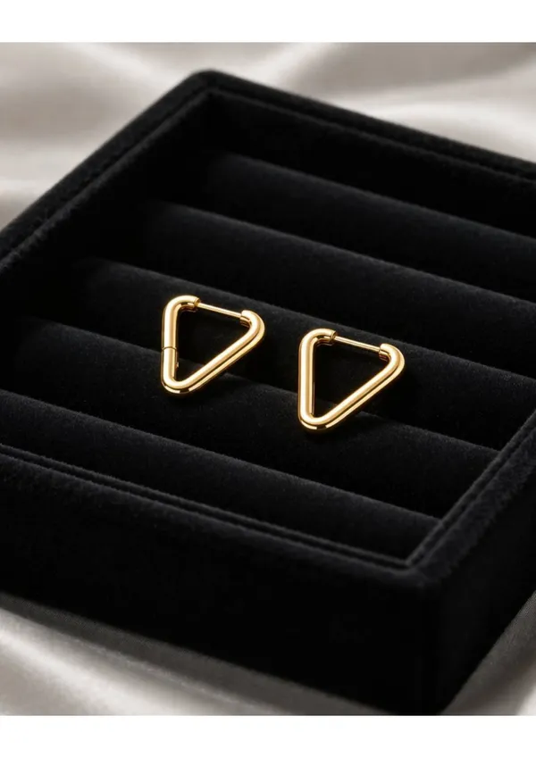 Gold-Toned_Triangle_Hoop_Earrings_For_Women_–_1_Pair