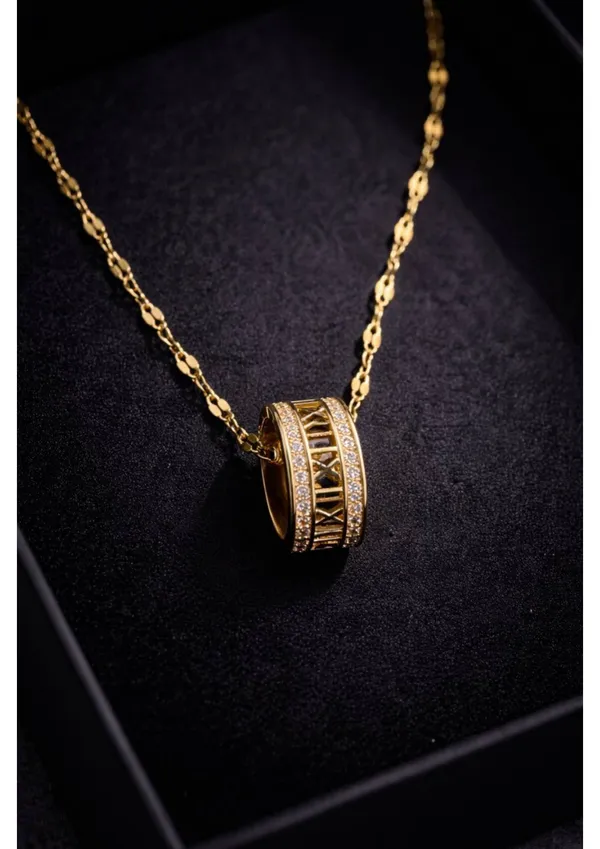 Roman_Numeral_Gold-Tone_Pendant_Necklace_With_Crystal_Accents