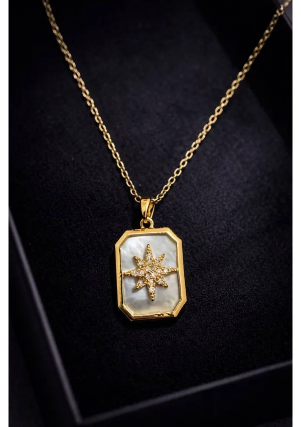 Gold-Tone_Star_Pendant_Necklace_With_Mother_Of_Pearl