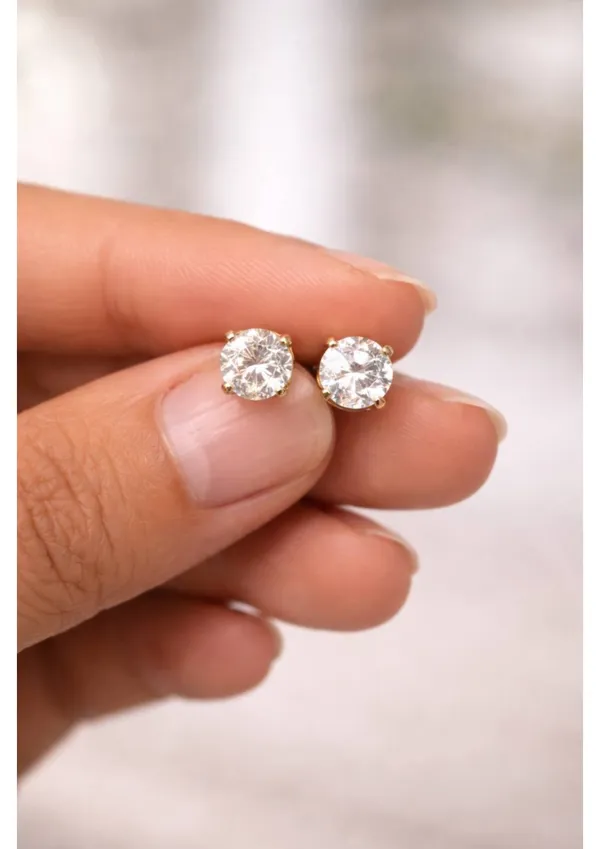 Classic_Round_Solitaire_Stud_Earrings_β_1_Pair