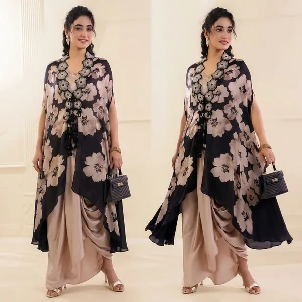 Elegant_Floral_Cape_Style_Kurti_Set_with_Drape_Palazzo