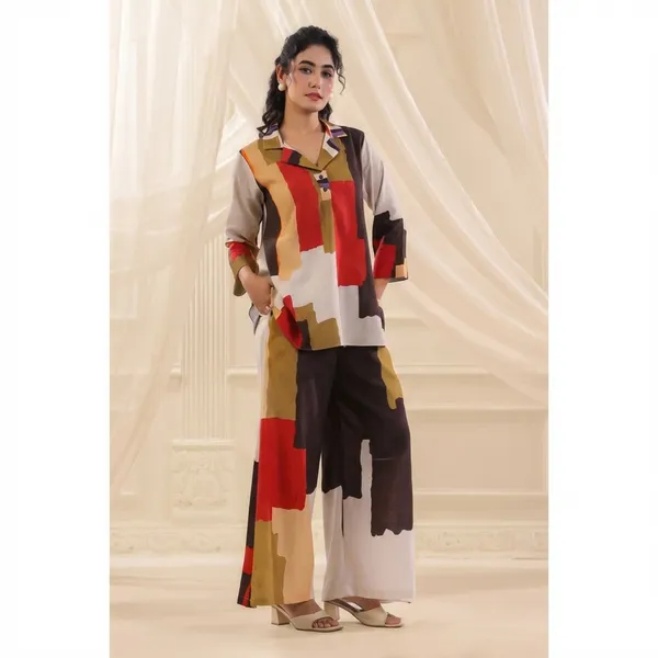 Multicolor_Abstract_Print_Co_Ord_Set_For_Women