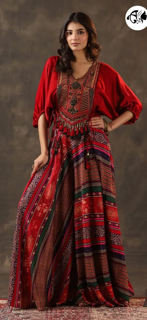 Multicolor_Tribal_Embroidered_Maxi_Dress_with_Tassels