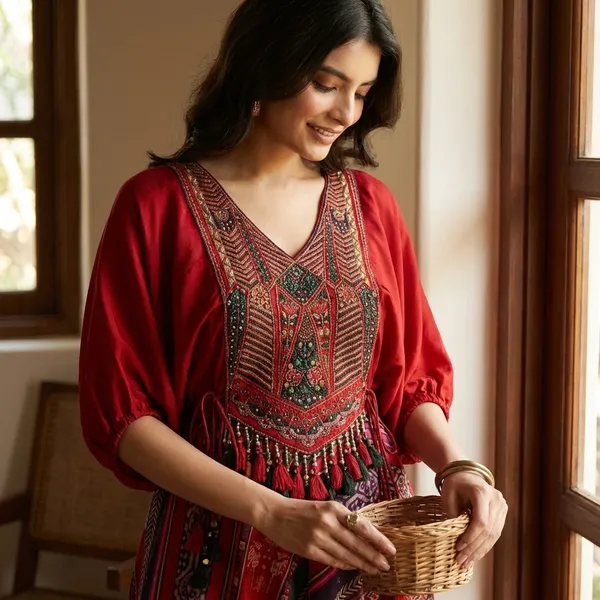 Multicolor_Tribal_Embroidered_Maxi_Dress_with_Tassels