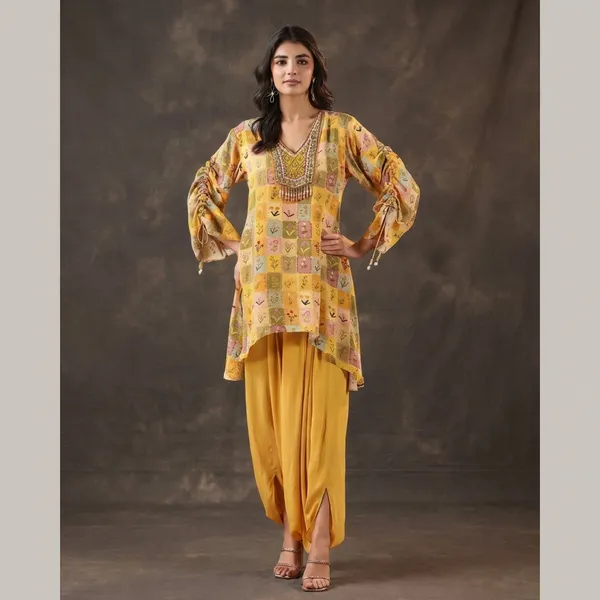 Multicolor_Patchwork_Printed_Kurti_Set