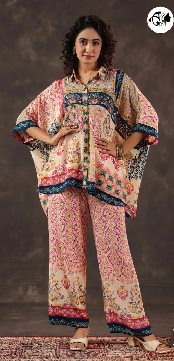 Multicolour_Print_Designer_Kurta_Floral_Patchwork_Ethnic_Kurta