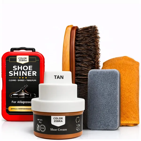 Shoe_Polish_Kit_|_Tan_Shoe_Cream_50g_with_Brush,_Sponge,_Shiner_&_Cloth_|_Premium_Leather_Shoe_Shiner_|_Cleans,_Shines_&_Protects_All_Leather_Shoes
