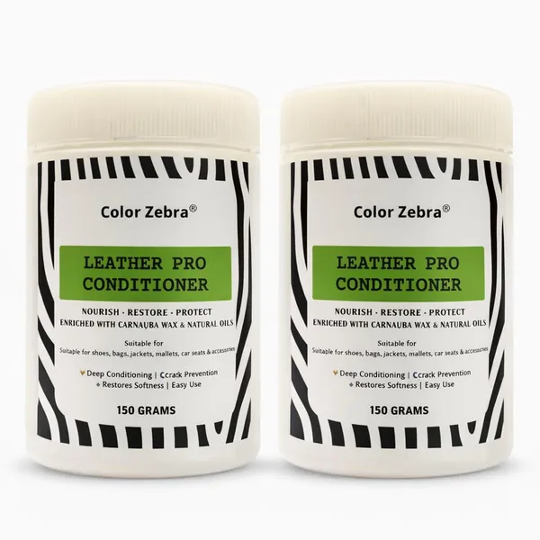 Color_Zebra_Leather_Pro_Conditioner_For_Shoes_Pack_Of_2_(Natural)