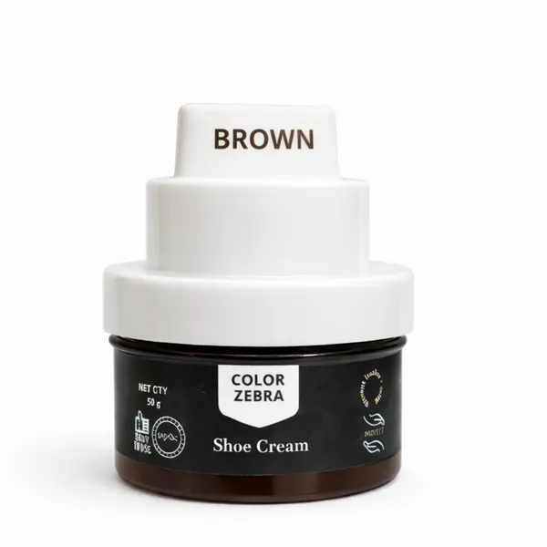 Cream_Shoe_Polish_Cream_With_Silicon_Oil_And_Leather_Conditioner_(50g)(Brown)