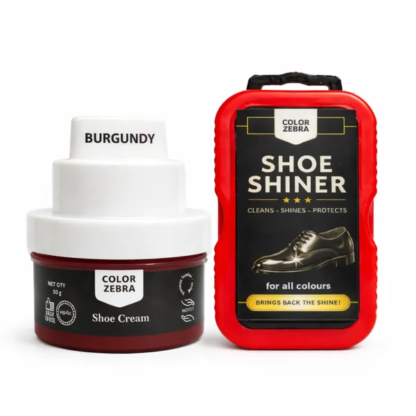 Shoe_Polish_Cream_With_Silicon_Oil_And_Leather_Conditioner_(50_Gram)_and_Shoe_Brush_(Burgundy)