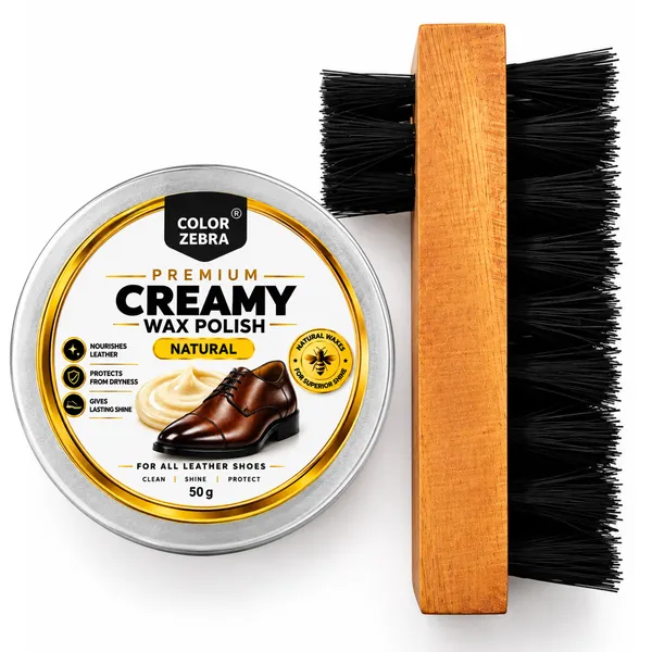 Color_Zebra_Creamy_Shoe_Polish_Natural_50g_with_4_Inch_Double-Sided_Shoe_Brush_|_Compact_Shoe_Care_Kit_for_Travel_&_Office_|_Apply_Polish,_Buff_&_Shine_Leather_Shoes