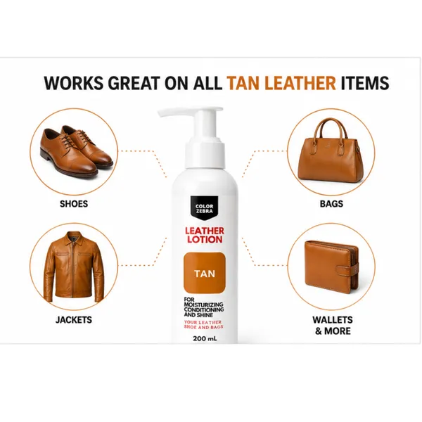 Color_Zebra_Leather_Care_Kit_for_Shoes,_Bags_&_Jackets_|_200ml_Leather_Lotion_with_Horse_Hair_Brush,_Applicator_Foam_&_Microfiber_Cloth_|_Cleans,_Conditions,_Restores_Shine