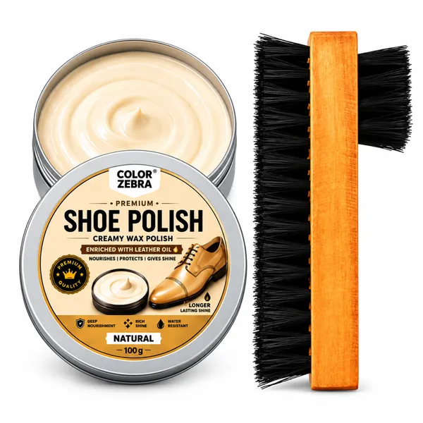 Color_Zebra_Premium_Brown_Shoe_Polish_100g_with_5_Inch_Double-Sided_Shoe_Shine_Brush_|_Creamy_Wax_Polish_Enriched_with_Leather_Oil_|_Apply,_Buff_&_Shine_|_Leather_Shoe_Care_Kit