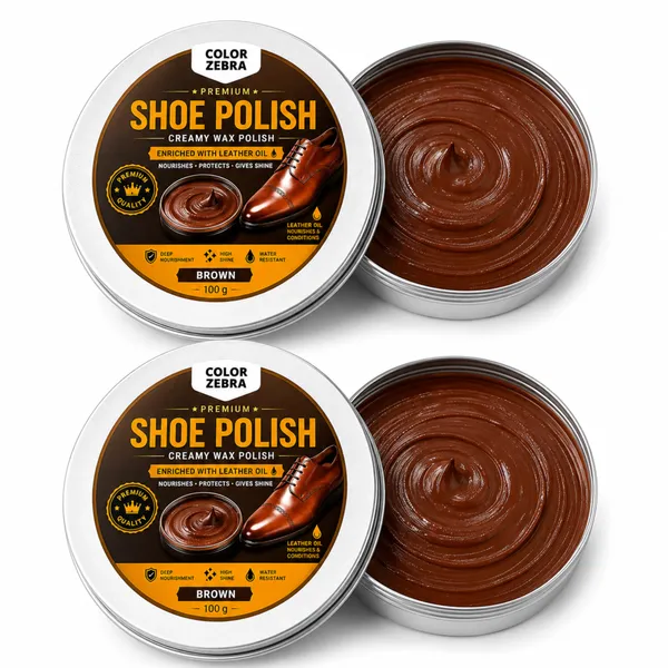 Premium_Shoe_Polish_Combo_Pack_of_2_|_Creamy_Wax_Polish_with_Leather_Oil_|_Deep_Nourishment,_High_Shine_&_Water_Resistant_|_100g_Each_(Brown)