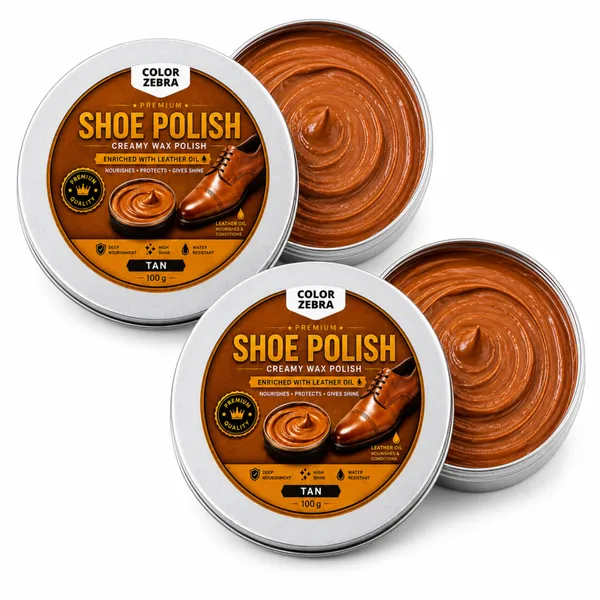 Premium_Shoe_Polish_Combo_Pack_of_2_|_Creamy_Wax_Polish_with_Leather_Oil_|_Deep_Nourishment,_High_Shine_&_Water_Resistant_|_100g_Each_(TAN)