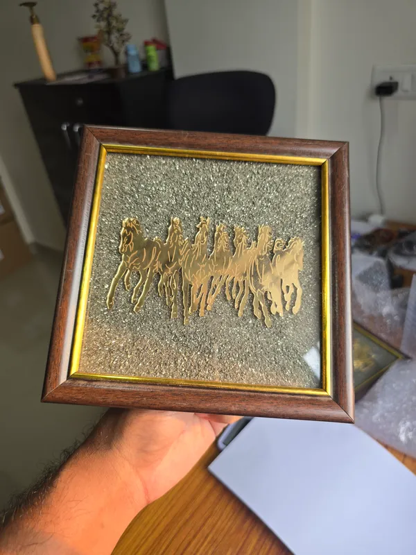 Premium_Pyrite_Seven_Horses_Prosperity_Frame_7_Inch
