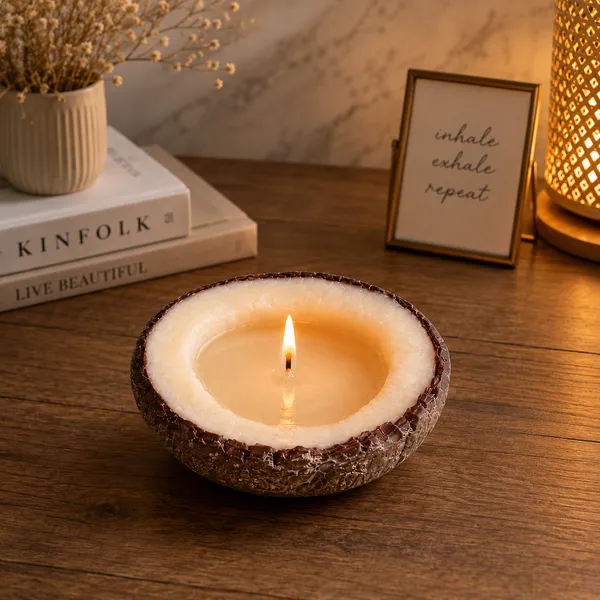 Frendora_Coconut_Shell_Scented_Candle_|_Handmade_Decorative_Candle