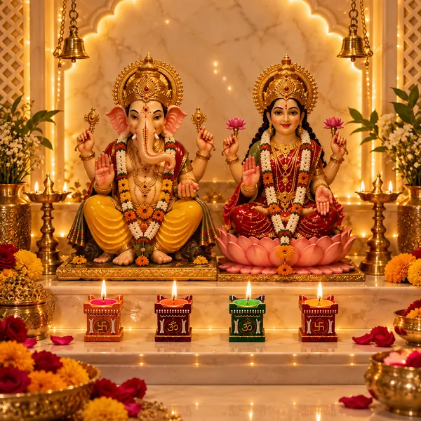 Frendora_Premium_Tulsi_Diya_Set_of_4_|_Decorative_Candle_Diya_for_Diwali,_Puja,_Festival_Decoration_&_Home_Decor