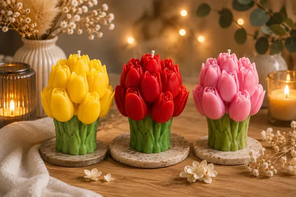 Tulip_Flower_Candle_Set_–_Handmade_Decorative_Soy_Wax_Candle_for_Home_Décor_&_Gifts_(Yellow,_Red_&_Pink)