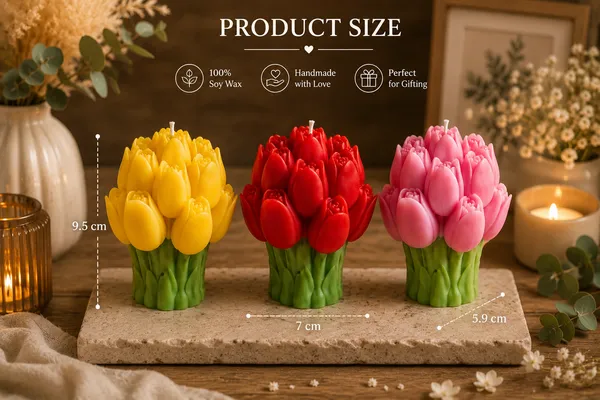 Tulip_Flower_Candle_Set_–_Handmade_Decorative_Soy_Wax_Candle_for_Home_Décor_&_Gifts_(Yellow,_Red_&_Pink)