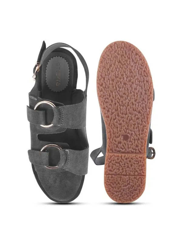 Grey_Suede_Flats_For_Women