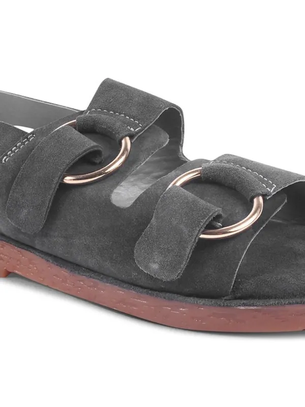 Grey_Suede_Flats_For_Women