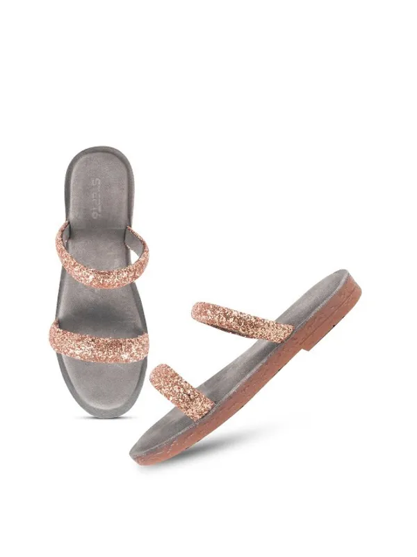 Gold_Suede_Flats_For_Women