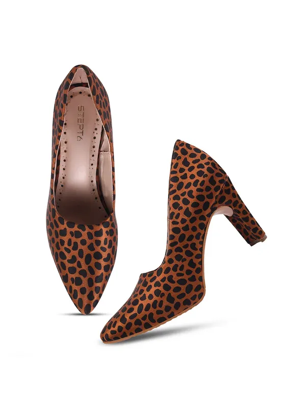 Brown_And_Black_Fox_Leather_Heel_For_Women