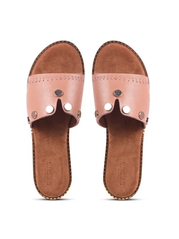 Pink_Suede_Flats_For_Women