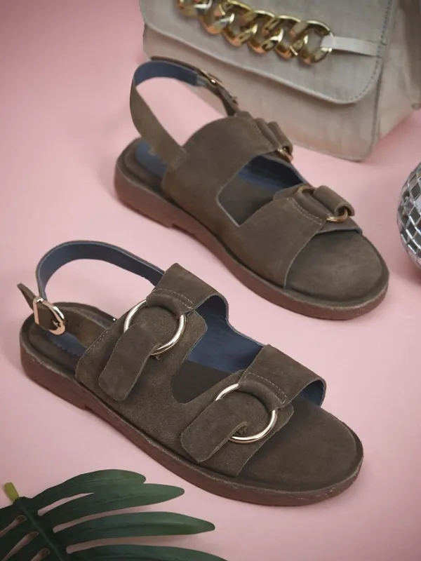 Brown_Suede_Flats_For_Women